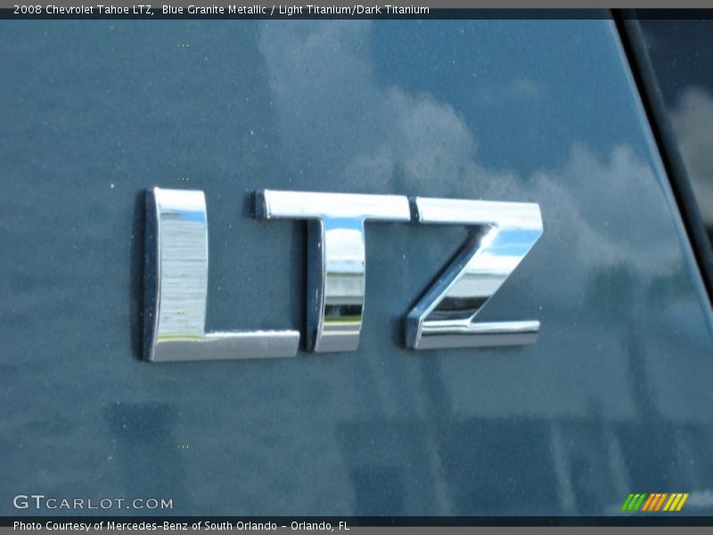 Blue Granite Metallic / Light Titanium/Dark Titanium 2008 Chevrolet Tahoe LTZ