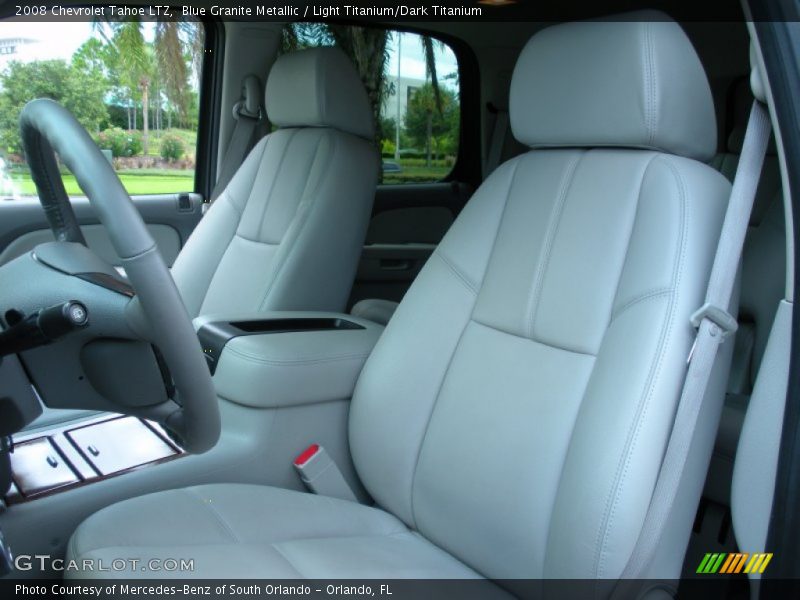 Blue Granite Metallic / Light Titanium/Dark Titanium 2008 Chevrolet Tahoe LTZ