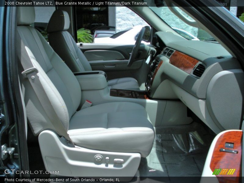 Blue Granite Metallic / Light Titanium/Dark Titanium 2008 Chevrolet Tahoe LTZ