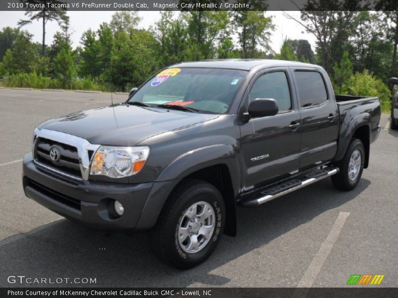 Magnetic Gray Metallic / Graphite 2010 Toyota Tacoma V6 PreRunner Double Cab