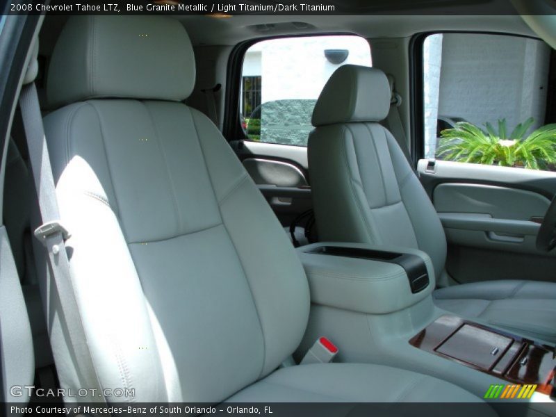 Blue Granite Metallic / Light Titanium/Dark Titanium 2008 Chevrolet Tahoe LTZ