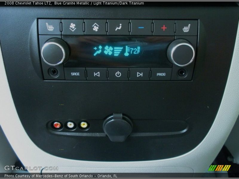 Blue Granite Metallic / Light Titanium/Dark Titanium 2008 Chevrolet Tahoe LTZ
