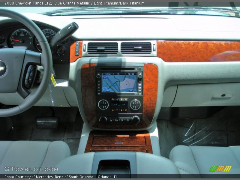 Blue Granite Metallic / Light Titanium/Dark Titanium 2008 Chevrolet Tahoe LTZ