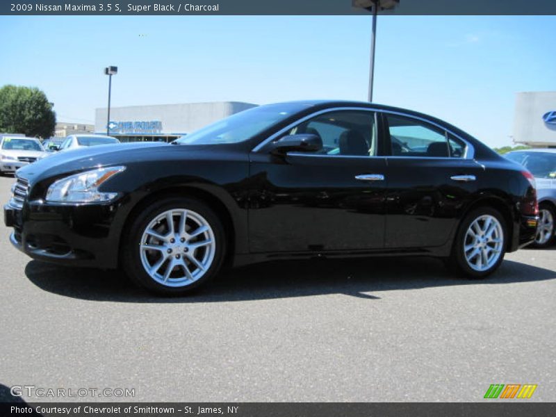 Super Black / Charcoal 2009 Nissan Maxima 3.5 S