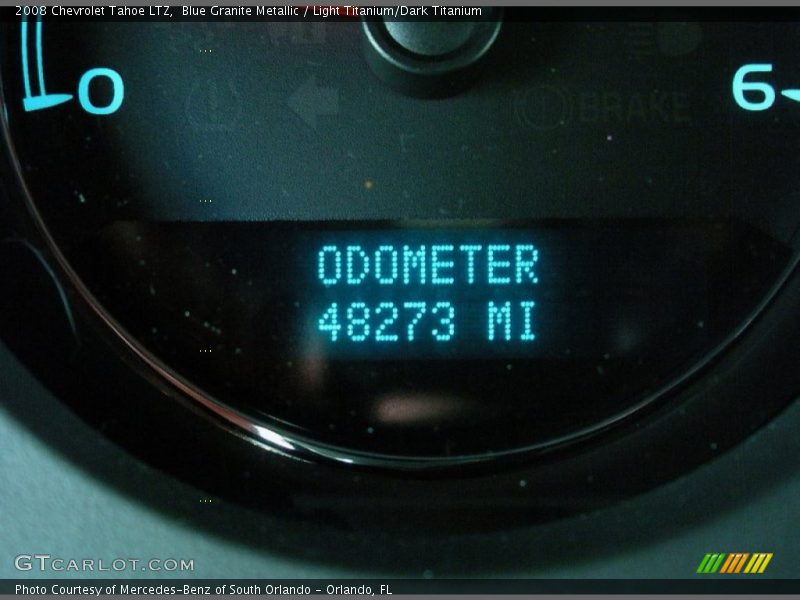 Blue Granite Metallic / Light Titanium/Dark Titanium 2008 Chevrolet Tahoe LTZ