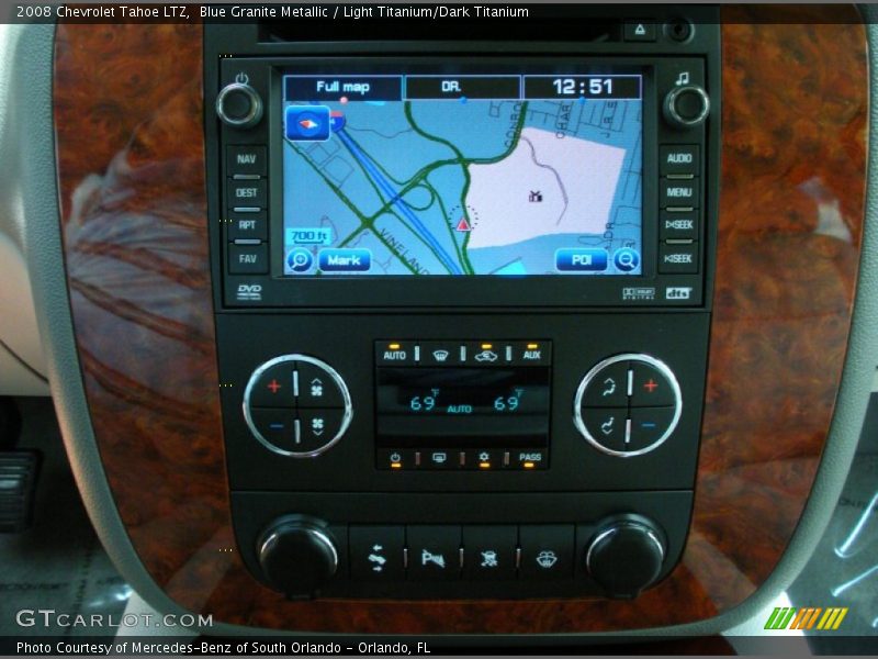 Blue Granite Metallic / Light Titanium/Dark Titanium 2008 Chevrolet Tahoe LTZ