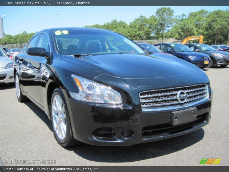 Super Black / Charcoal 2009 Nissan Maxima 3.5 S