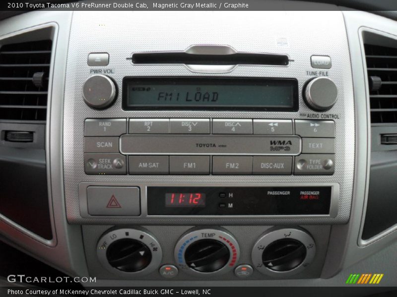 Magnetic Gray Metallic / Graphite 2010 Toyota Tacoma V6 PreRunner Double Cab