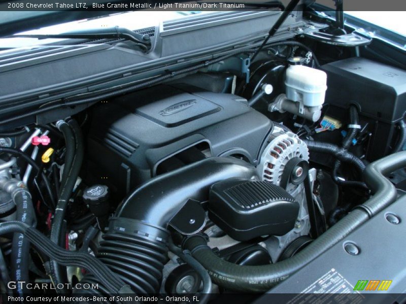 Blue Granite Metallic / Light Titanium/Dark Titanium 2008 Chevrolet Tahoe LTZ