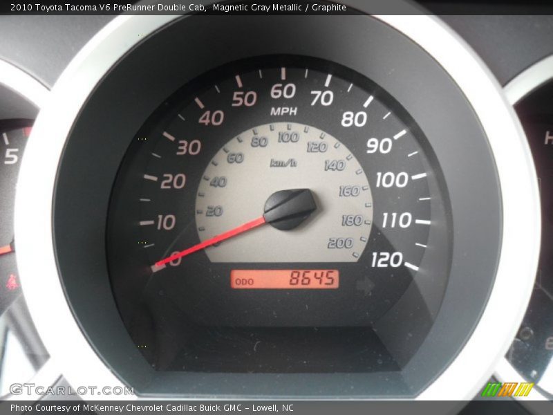 Magnetic Gray Metallic / Graphite 2010 Toyota Tacoma V6 PreRunner Double Cab