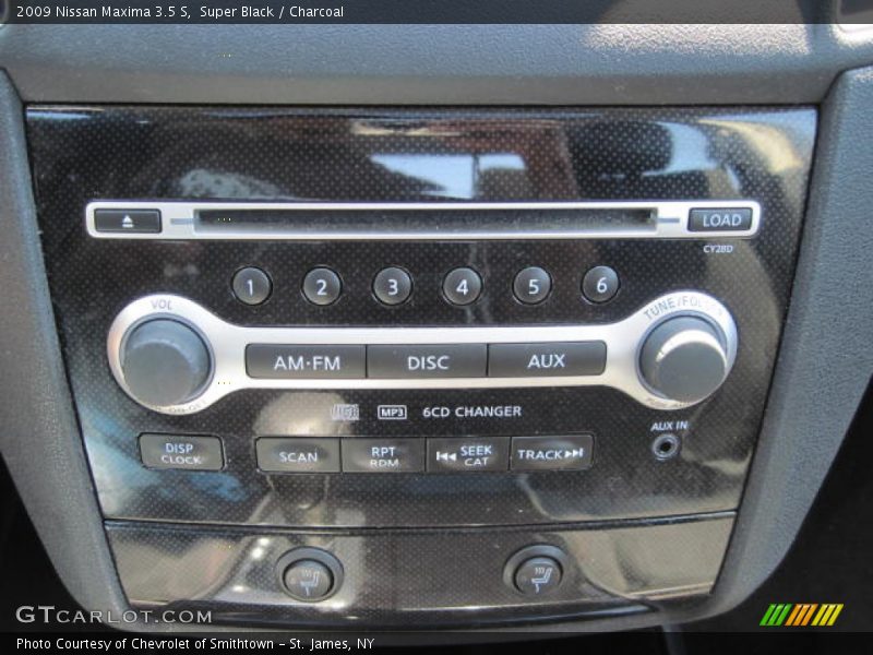 Super Black / Charcoal 2009 Nissan Maxima 3.5 S