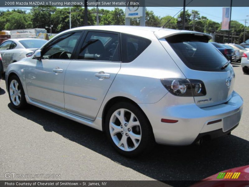Sunlight Silver Metallic / Black 2008 Mazda MAZDA3 s Touring Hatchback