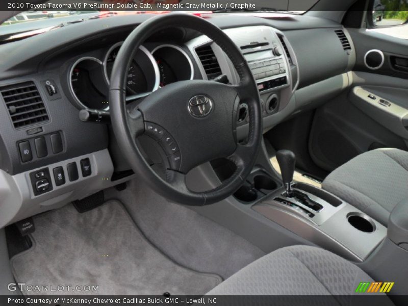  2010 Tacoma V6 PreRunner Double Cab Graphite Interior