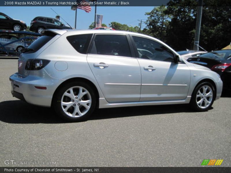 Sunlight Silver Metallic / Black 2008 Mazda MAZDA3 s Touring Hatchback
