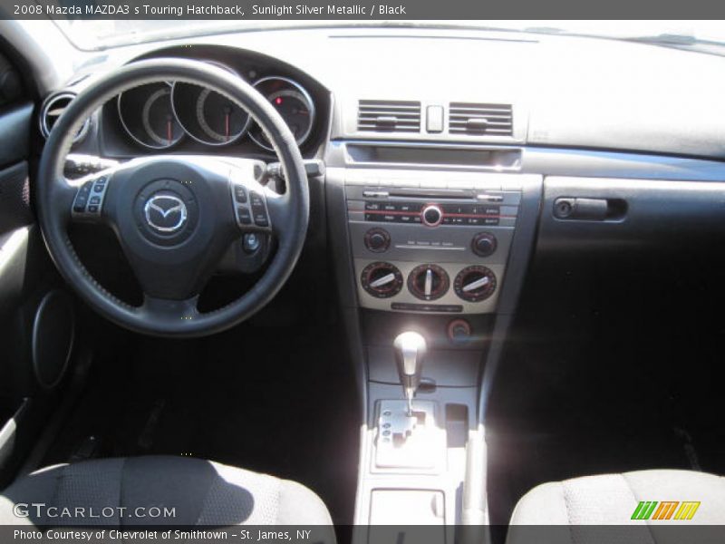 Sunlight Silver Metallic / Black 2008 Mazda MAZDA3 s Touring Hatchback