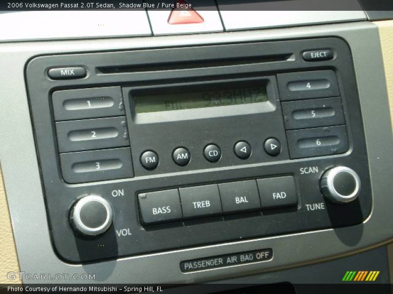 Shadow Blue / Pure Beige 2006 Volkswagen Passat 2.0T Sedan