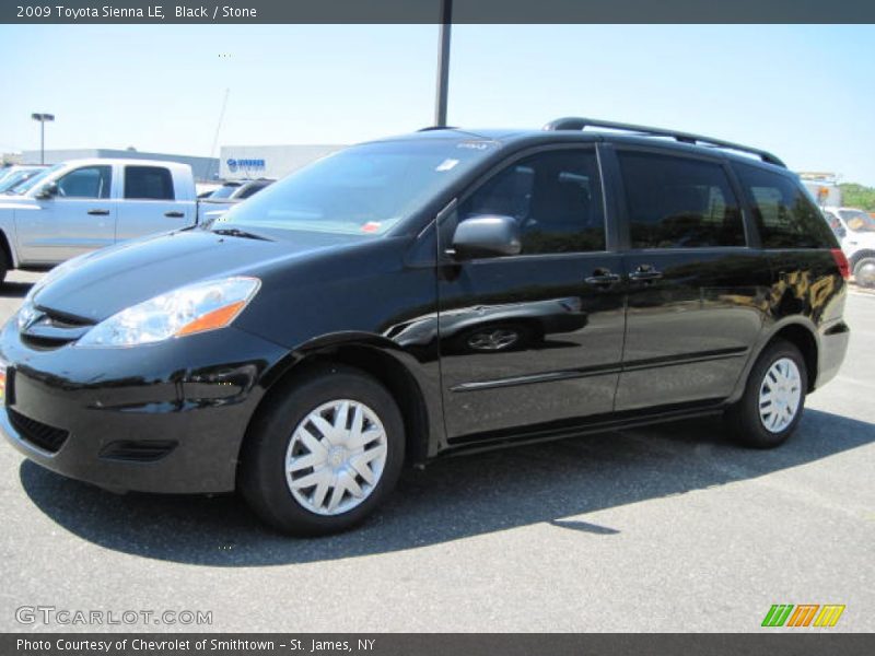 Black / Stone 2009 Toyota Sienna LE