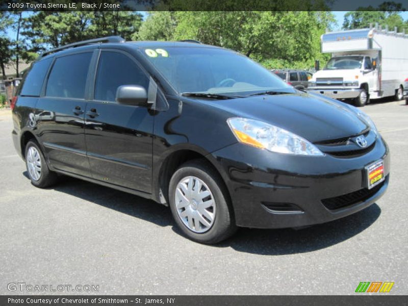Black / Stone 2009 Toyota Sienna LE