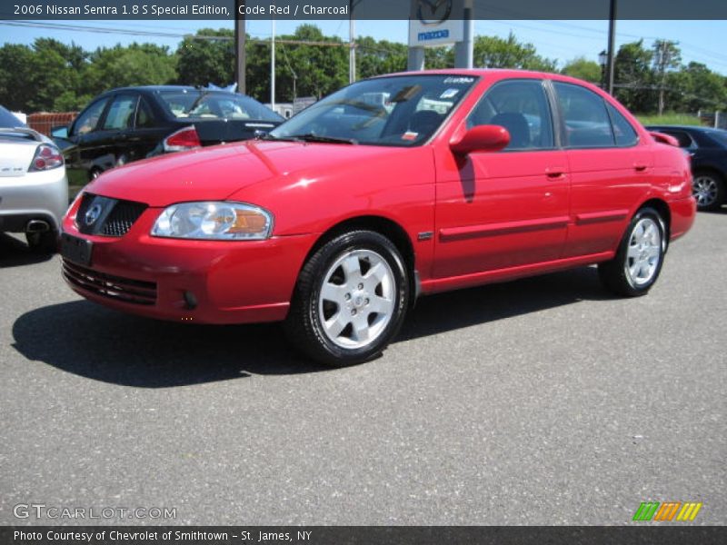 Code Red / Charcoal 2006 Nissan Sentra 1.8 S Special Edition