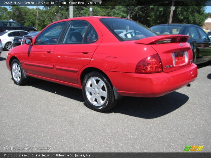 Code Red / Charcoal 2006 Nissan Sentra 1.8 S Special Edition