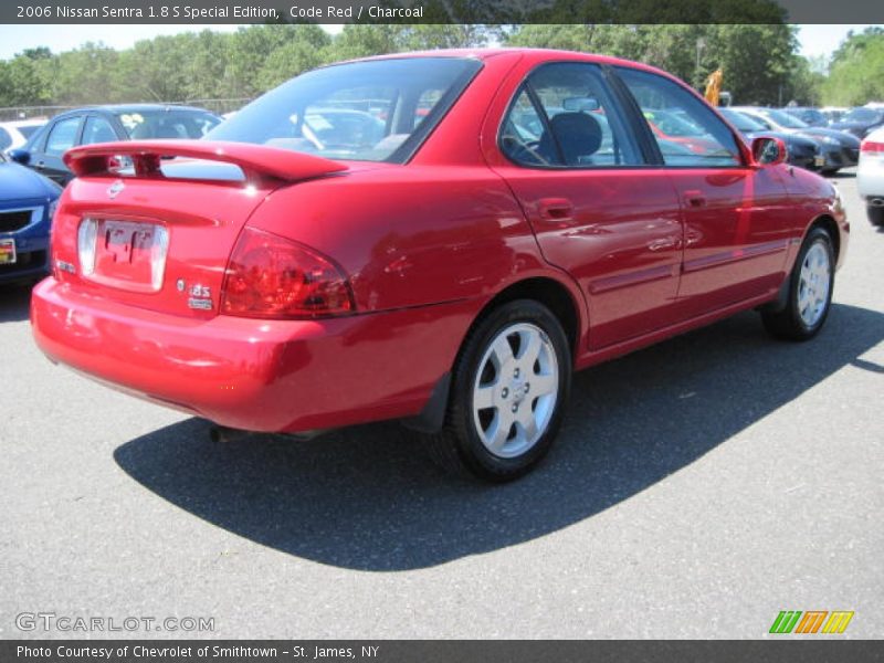 Code Red / Charcoal 2006 Nissan Sentra 1.8 S Special Edition