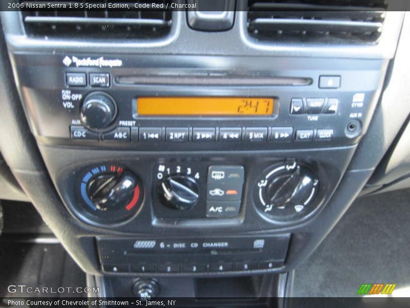 Code Red / Charcoal 2006 Nissan Sentra 1.8 S Special Edition