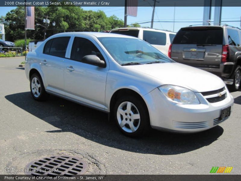 Ultra Silver Metallic / Gray 2008 Chevrolet Cobalt LS Sedan