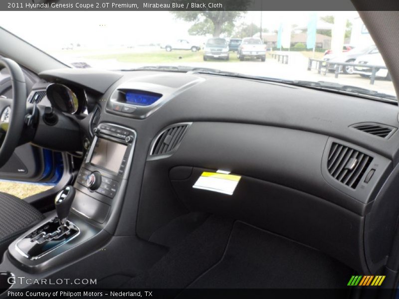 Dashboard of 2011 Genesis Coupe 2.0T Premium