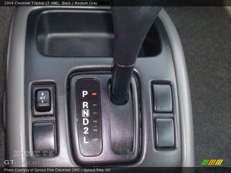Black / Medium Gray 2004 Chevrolet Tracker LT 4WD