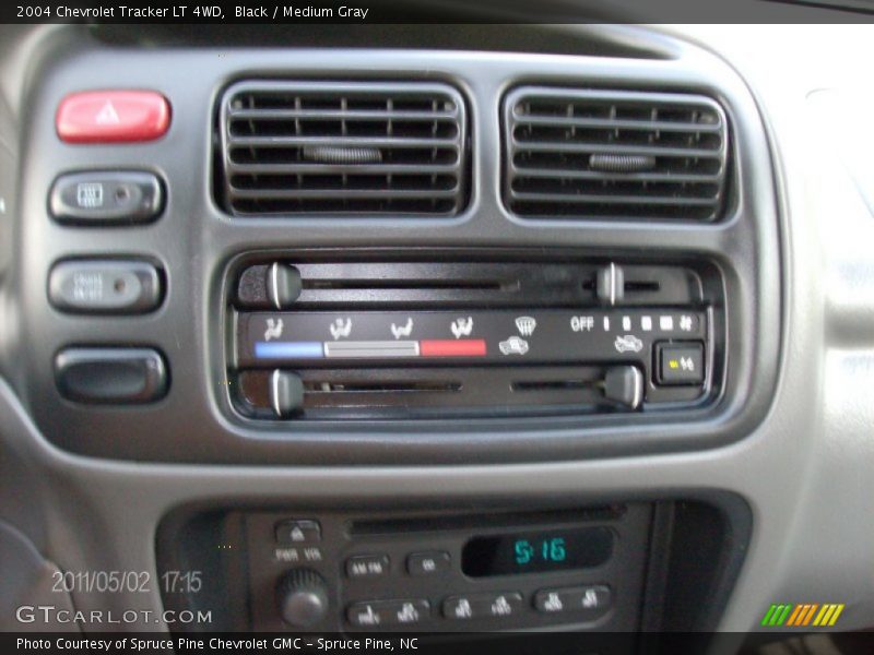 Black / Medium Gray 2004 Chevrolet Tracker LT 4WD