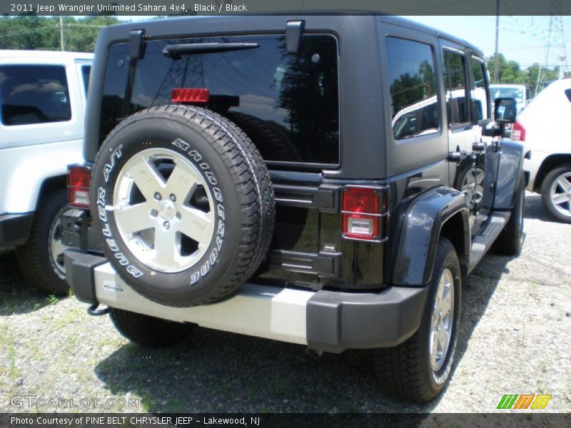 Black / Black 2011 Jeep Wrangler Unlimited Sahara 4x4