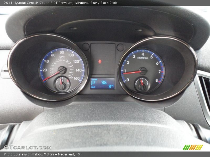  2011 Genesis Coupe 2.0T Premium 2.0T Premium Gauges