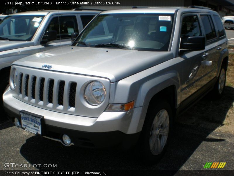 Bright Silver Metallic / Dark Slate Gray 2011 Jeep Patriot Latitude X