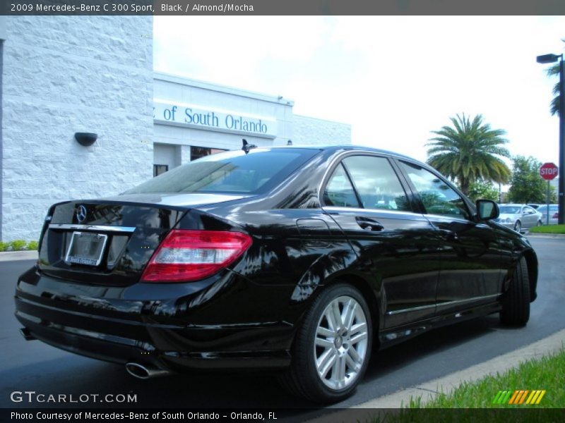 Black / Almond/Mocha 2009 Mercedes-Benz C 300 Sport