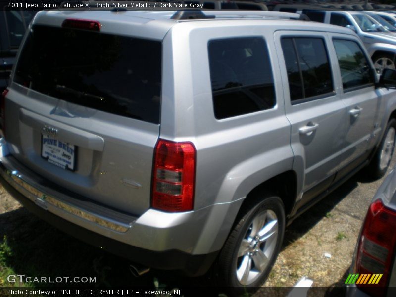 Bright Silver Metallic / Dark Slate Gray 2011 Jeep Patriot Latitude X