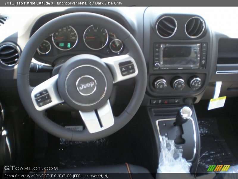 Bright Silver Metallic / Dark Slate Gray 2011 Jeep Patriot Latitude X