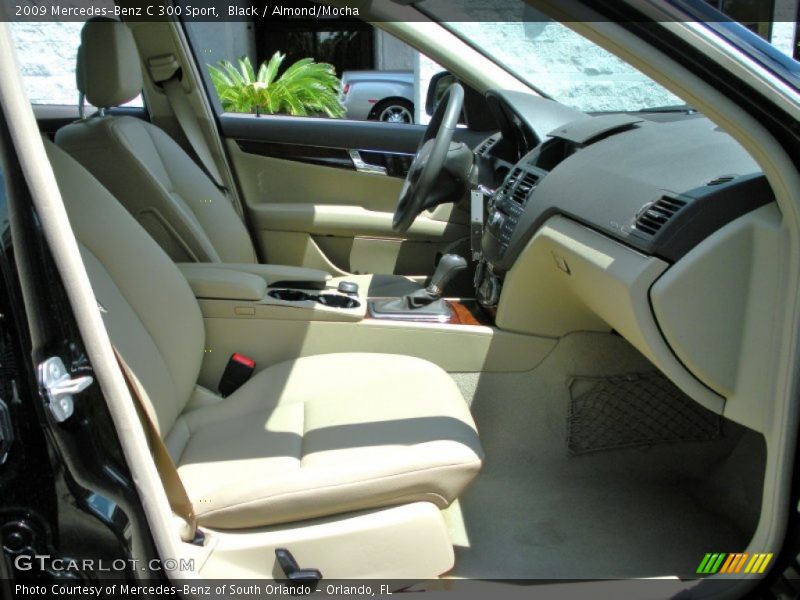 Black / Almond/Mocha 2009 Mercedes-Benz C 300 Sport