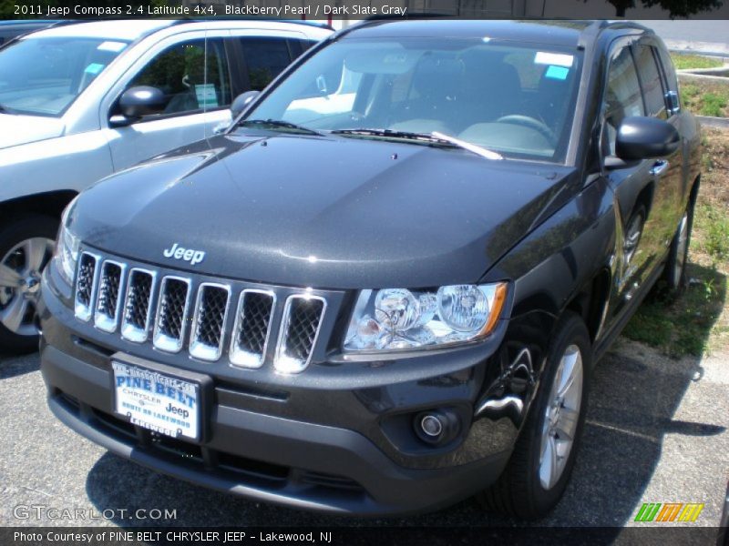 Blackberry Pearl / Dark Slate Gray 2011 Jeep Compass 2.4 Latitude 4x4