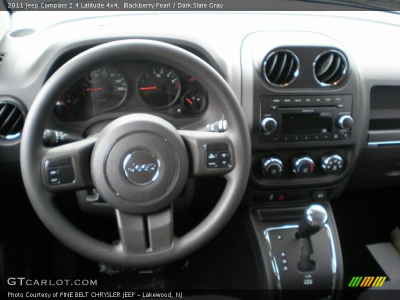 Blackberry Pearl / Dark Slate Gray 2011 Jeep Compass 2.4 Latitude 4x4