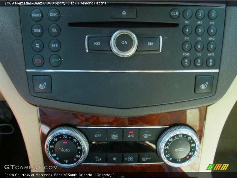 Black / Almond/Mocha 2009 Mercedes-Benz C 300 Sport