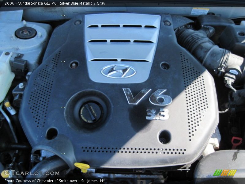 Silver Blue Metallic / Gray 2006 Hyundai Sonata GLS V6