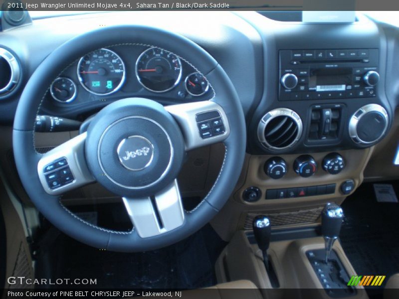 Sahara Tan / Black/Dark Saddle 2011 Jeep Wrangler Unlimited Mojave 4x4