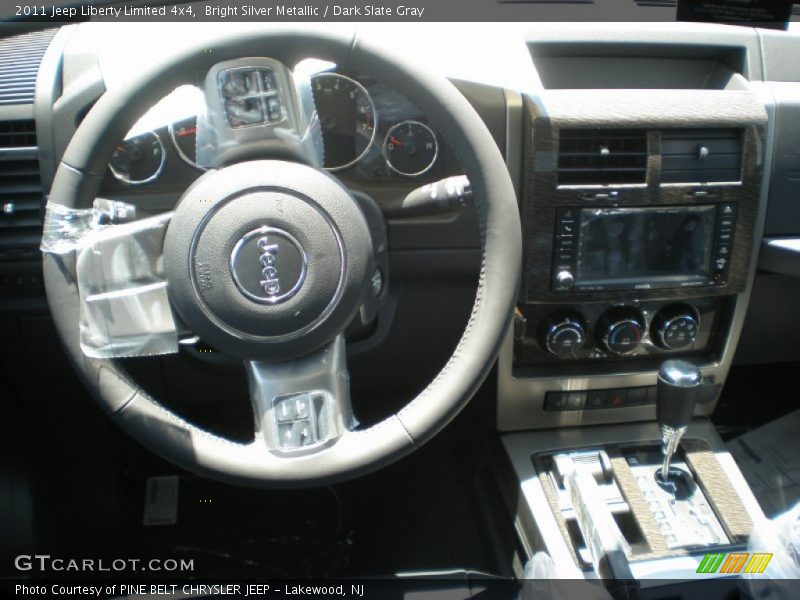 Bright Silver Metallic / Dark Slate Gray 2011 Jeep Liberty Limited 4x4