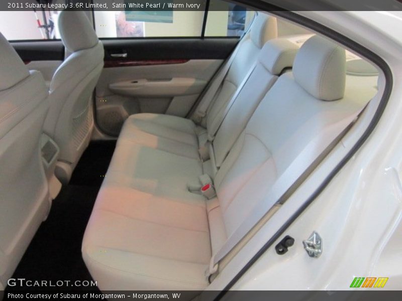 Satin White Pearl / Warm Ivory 2011 Subaru Legacy 3.6R Limited