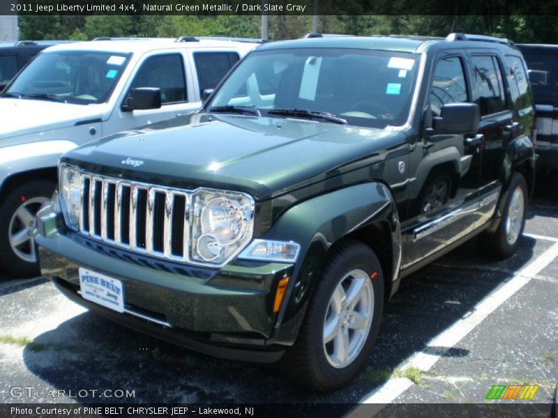 Natural Green Metallic / Dark Slate Gray 2011 Jeep Liberty Limited 4x4