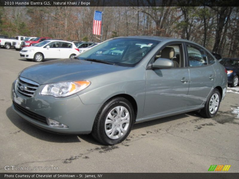 Natural Khaki / Beige 2010 Hyundai Elantra GLS