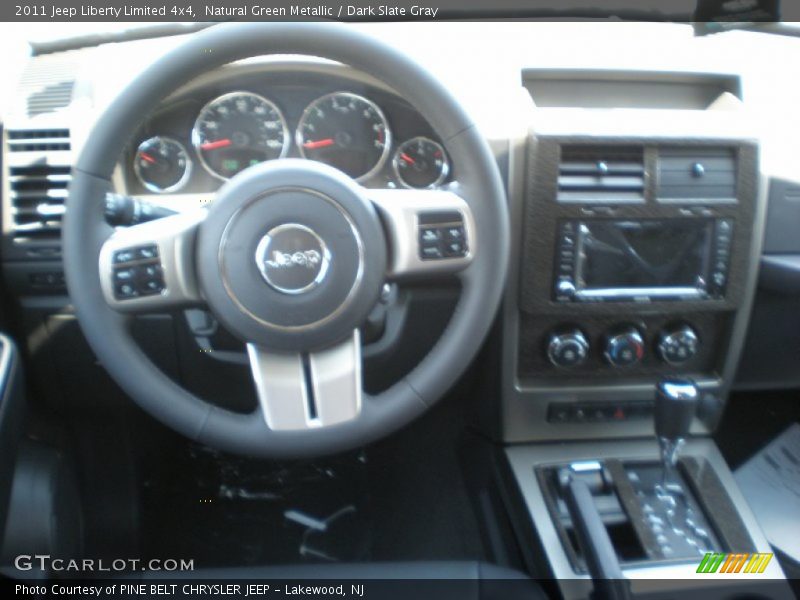 Natural Green Metallic / Dark Slate Gray 2011 Jeep Liberty Limited 4x4