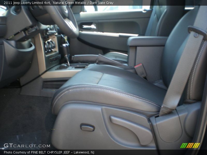 Natural Green Metallic / Dark Slate Gray 2011 Jeep Liberty Limited 4x4