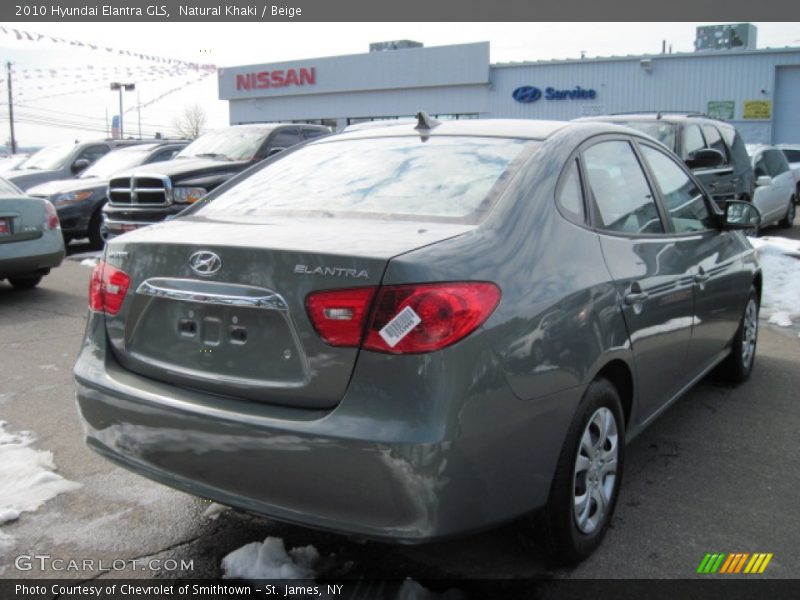 Natural Khaki / Beige 2010 Hyundai Elantra GLS