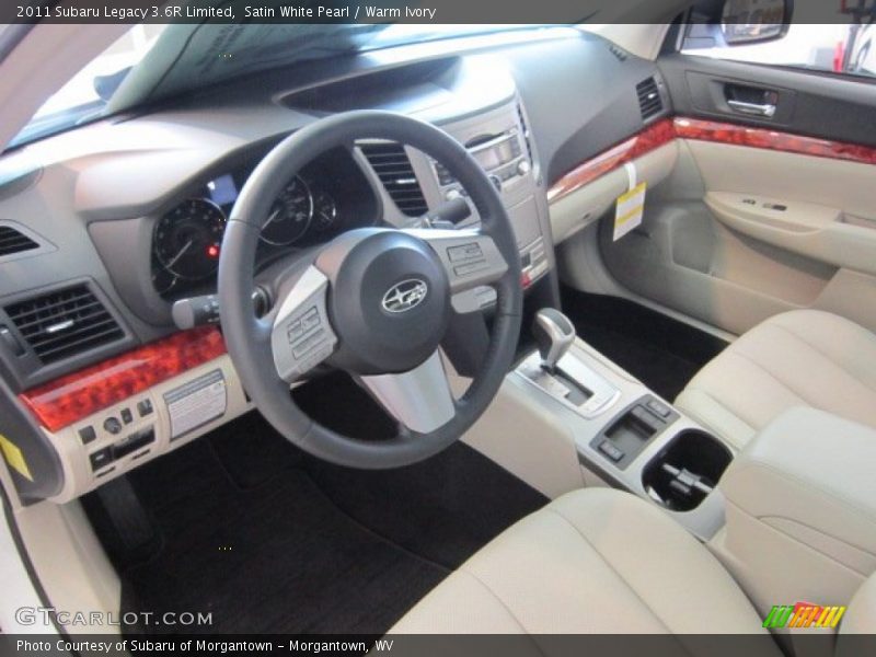  2011 Legacy 3.6R Limited Warm Ivory Interior